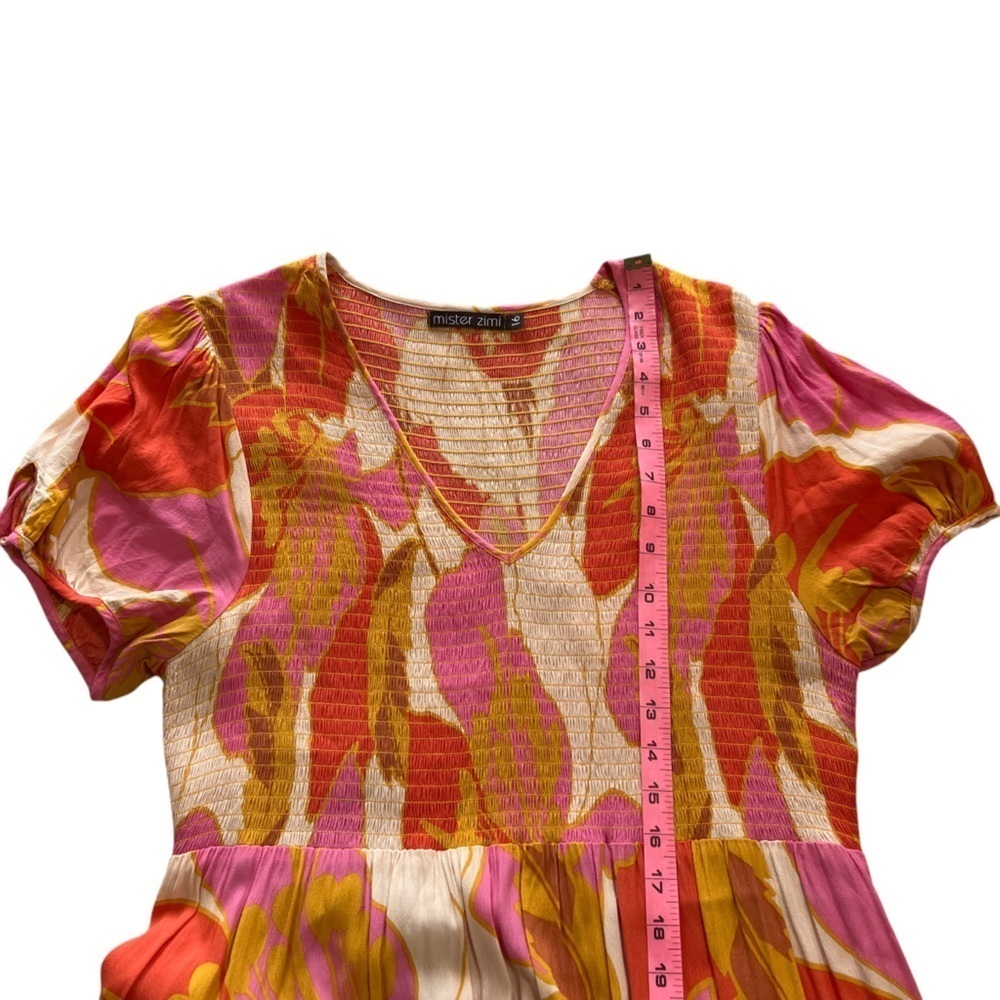 Mister Zimi Summer Cecile Maxi Dress in Tahiti Print Size 16 - Picture 11 of 12